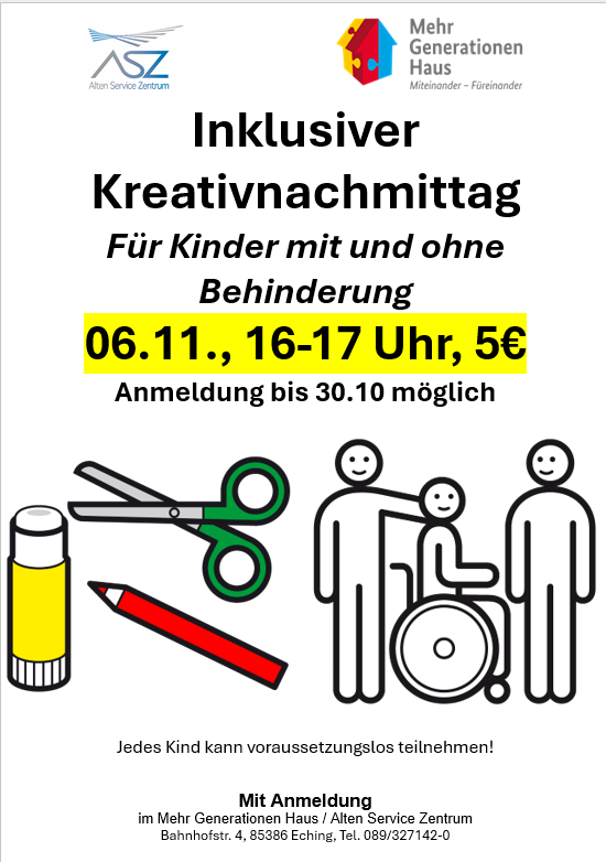 Neues Angebot für Kinder!